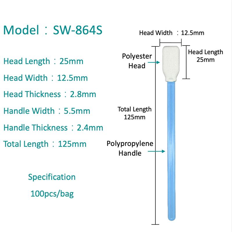 SW-864S Wear-Resistant Polyester Swab